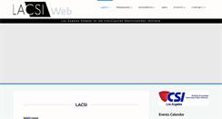 Desktop Screenshot of lacsi.org